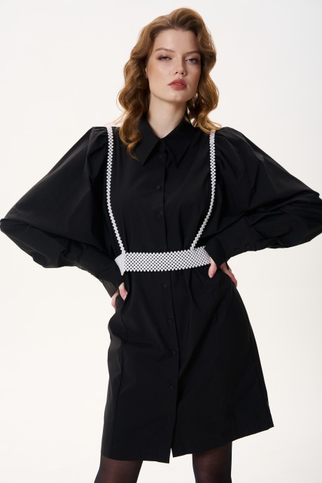 Вечернее платье FLAIM 1023 черный размер 42-52 #3