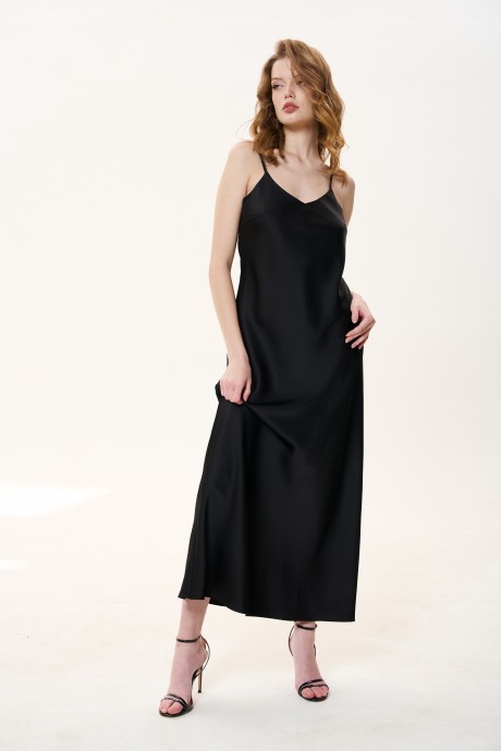 Вечернее платье FLAIM 1032.01 черный размер 42-52 #1