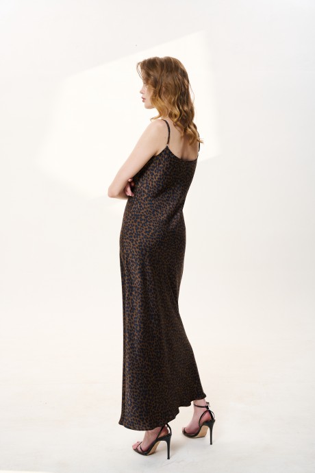 Вечернее платье FLAIM 1032.03 черный, коричневый размер 42-52 #5