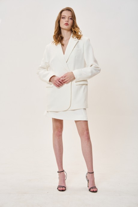 Жакет (пиджак) FLAIM 1018.02 молочный размер 42-52 #2