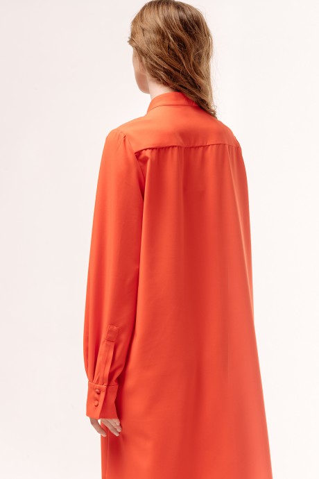 Платье FLAIM 1043.02 оранжевый размер 42-52 #5