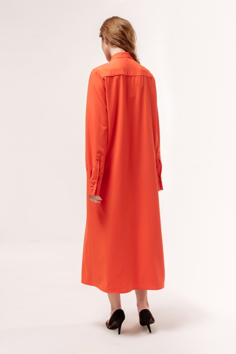 Платье FLAIM 1043.02 оранжевый размер 42-52 #6