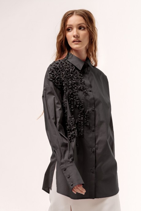 Блузка FLAIM 1045.02 черный размер 42-52 #1