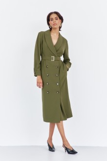 Платье FLAIM 2027 хаки #1