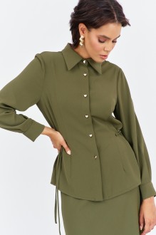 Блузка FLAIM 2033 хаки #1