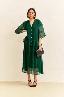 Платье FLAIM 2110 .02 зеленое