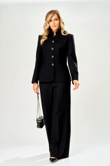 Брючный костюм Ava Fashion М-224 двойка черный