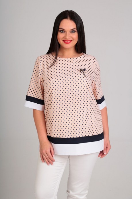 Блузка, туника, рубашка Таир-Гранд 62305 персик размер 50-60 #1