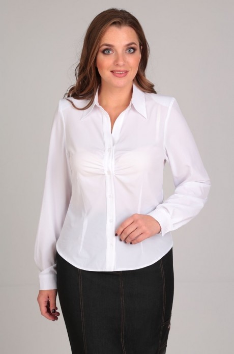 Блузка, туника, рубашка Таир-Гранд 62314 белый размер 42-52 #1
