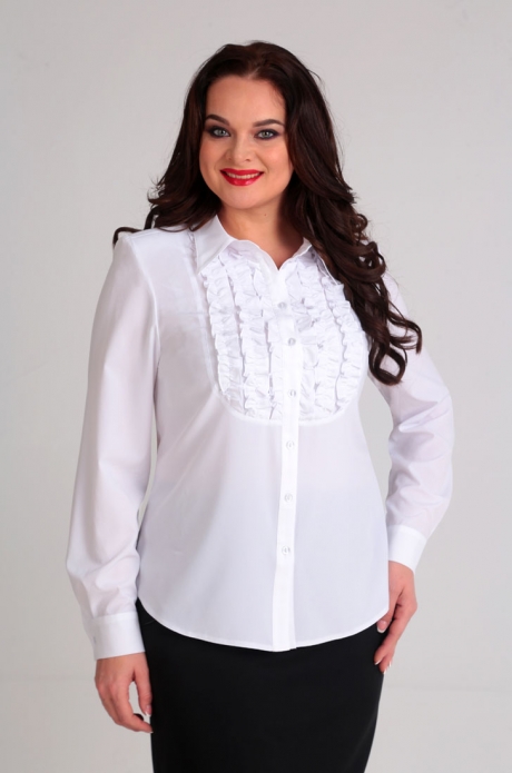 Блузка Таир-Гранд 6227 белый размер 50-60 #1