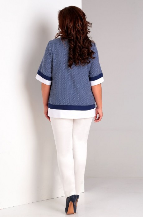 Блузка, туника, рубашка Таир-Гранд 62305 синий размер 50-60 #3