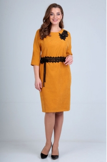 Вечернее платье Таир-Гранд 6539 горчица #1