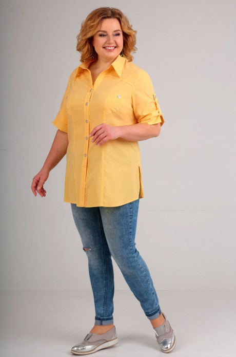 Блузка Таир-Гранд 6254 желтый размер 50-60 #2