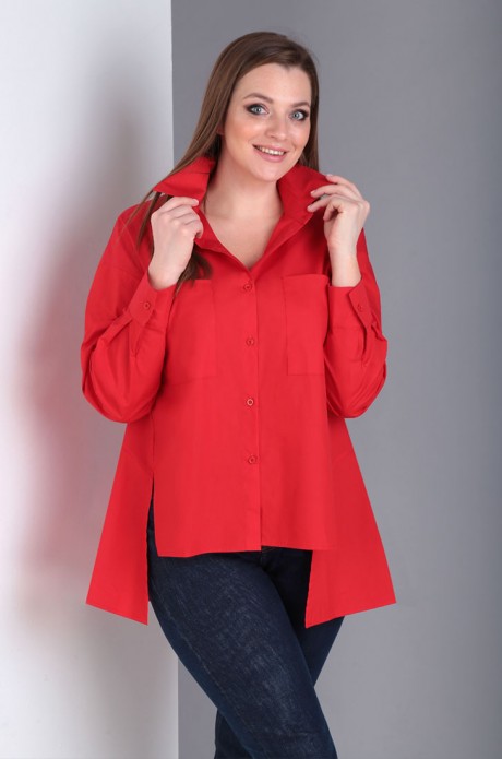 Блузка Таир-Гранд 62385 красный размер 50-60 #3