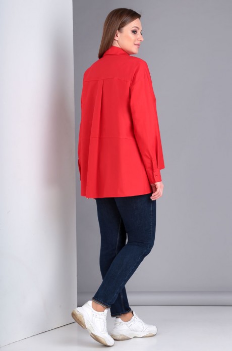 Блузка Таир-Гранд 62385 красный размер 50-60 #4