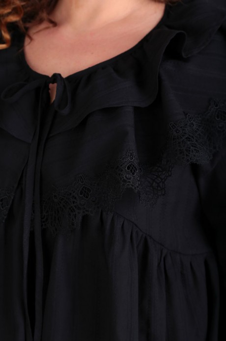 Блузка Таир-Гранд 62380 черный в полоску размер 46-54 #5