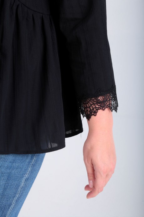 Блузка Таир-Гранд 62380 черный в полоску размер 46-54 #6