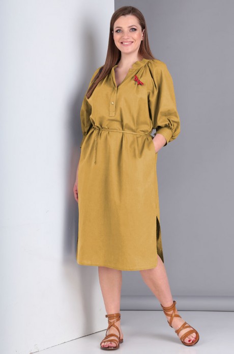 Платье Таир-Гранд 6544 кэмэл размер 48-52 #1