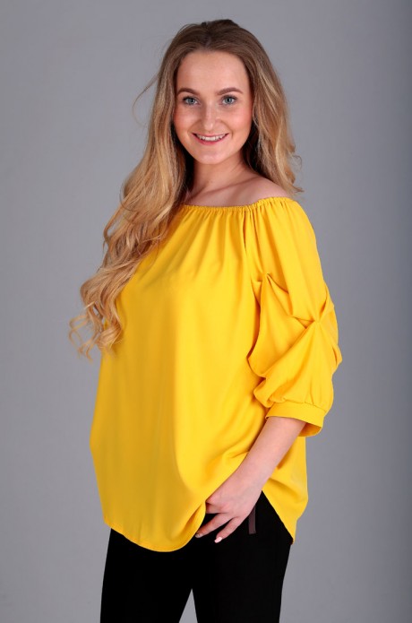 Блузка Таир-Гранд 62367 желтый размер 42-46 #1