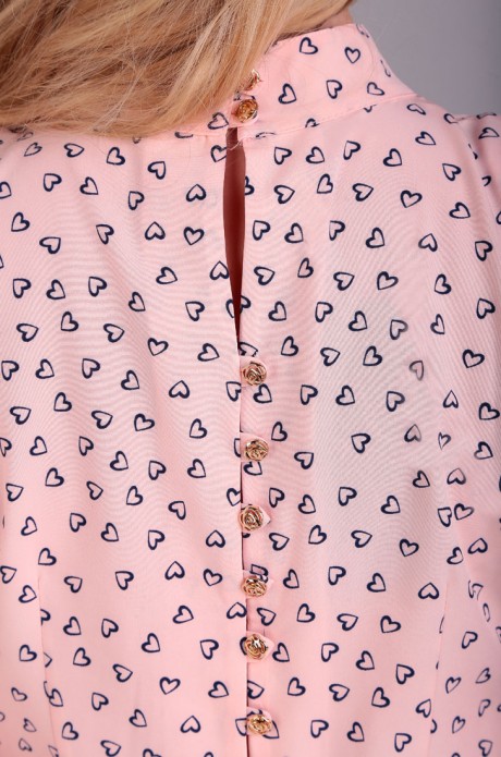 Блузка Таир-Гранд 62226 розовый-сердечки размер 44-54 #5