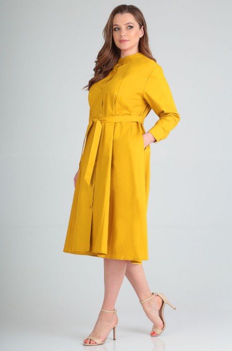 Платье Таир-Гранд 6546 горчица размер 52-56 #1