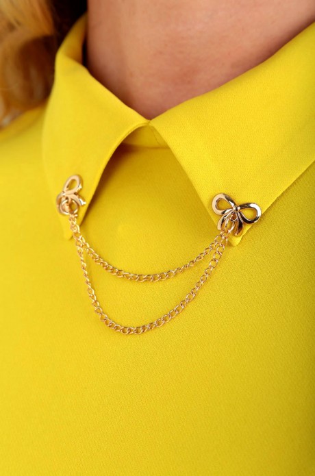Блузка Таир-Гранд 62224 желтый размер 44-54 #5