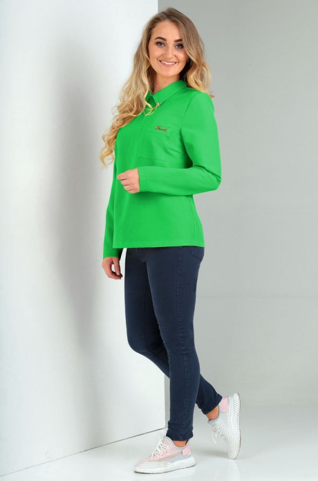 Блузка Таир-Гранд 62224/2 зеленый размер 44-54 #1
