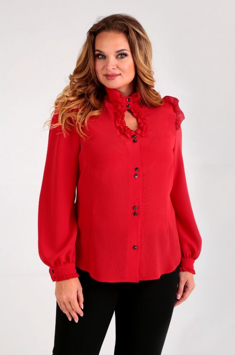 Блузка Таир-Гранд 62159 красный размер 48-58 #1