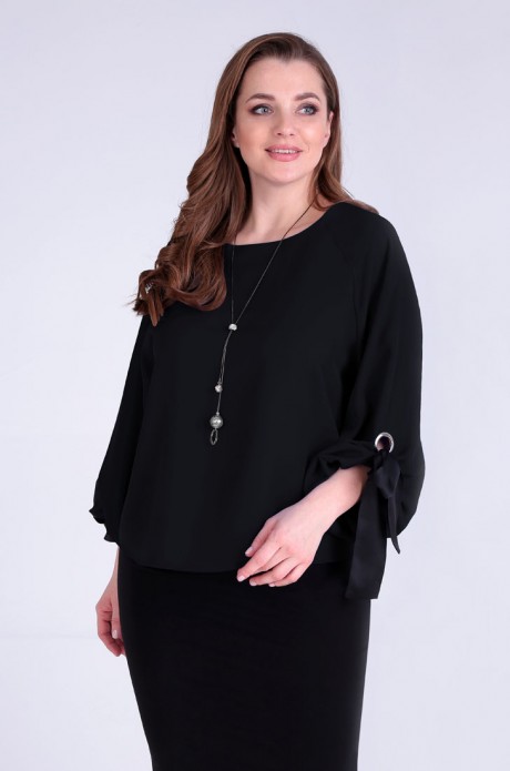 Блузка Таир-Гранд 62371 черный размер 50-60 #1