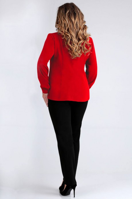 Блузка Таир-Гранд 62203 красный размер 46-56 #4