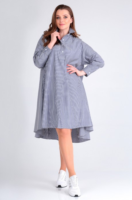 Платье Таир-Гранд 6548 полоска размер 50-54 #1