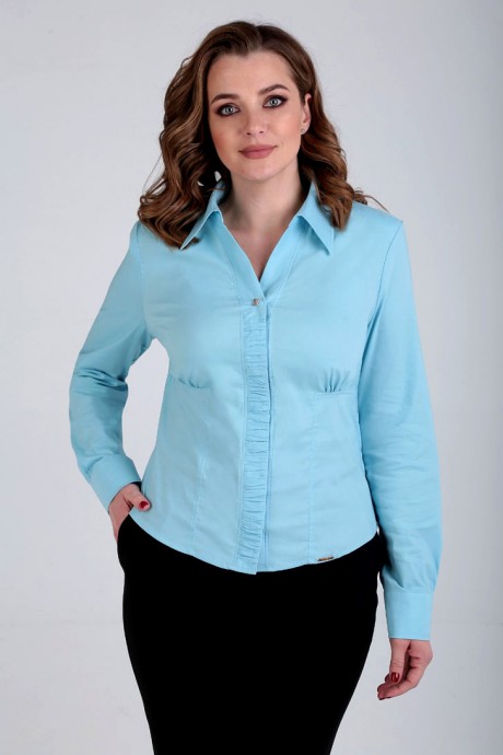 Блузка Таир-Гранд 6203 голубой размер 42-52 #1