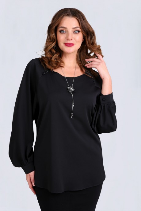 Блузка Таир-Гранд 62368 черный размер 48-58 #1