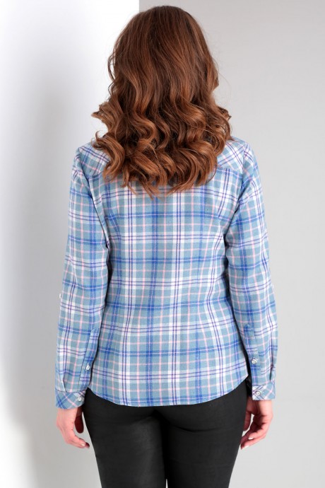 Рубашка Таир-Гранд 62413 серо-голубой размер 44-60 #4