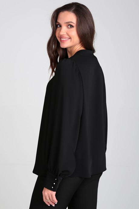Блузка Таир-Гранд 62423 черный размер 50-60 #4