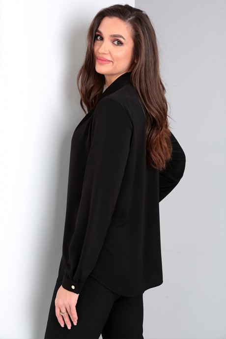 Блузка Таир-Гранд 62425 черный размер 48-60 #4