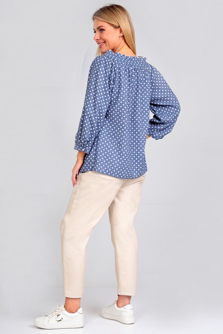 Блузка Таир-Гранд 62167 джинс размер 48-60 #4