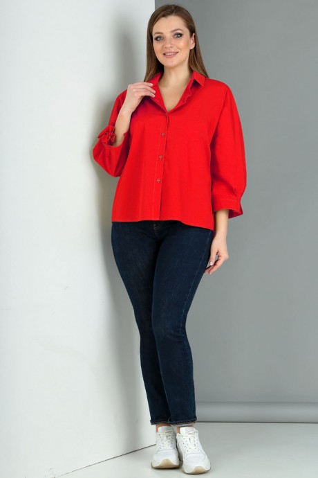 Блузка Таир-Гранд 62427 красный размер 48-58 #2