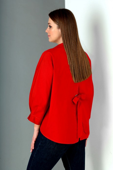 Блузка Таир-Гранд 62427 красный размер 48-58 #4