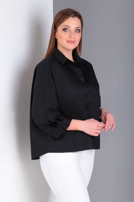 Блузка Таир-Гранд 62427 черный размер 48-58 #1