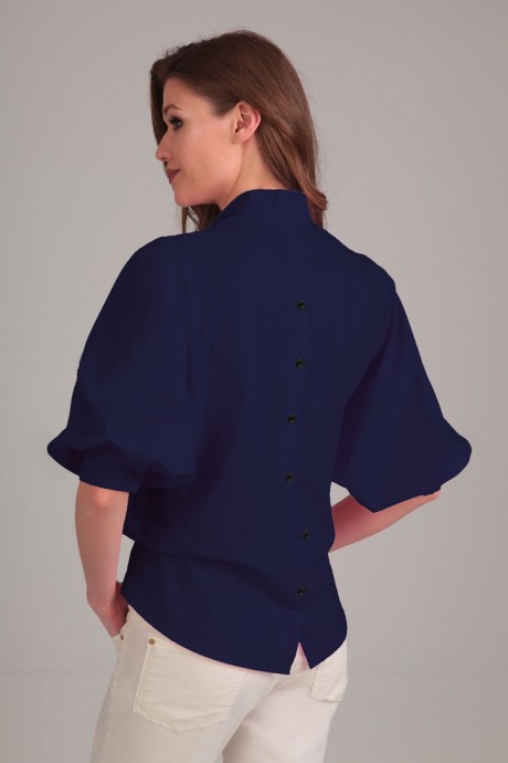 Блузка Таир-Гранд 62264 тёмно-синий размер 42-54 #2