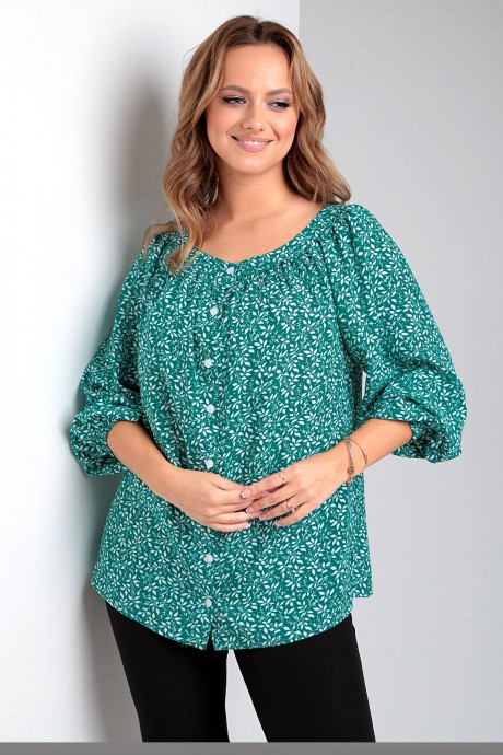 Блузка Таир-Гранд 62435 зеленый размер 50-64 #1