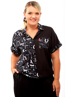 Блузка Таир-Гранд 62445 черная