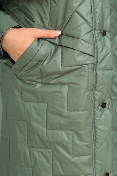 Пальто Jurimex 1822 зелёный размер 56-60 #5