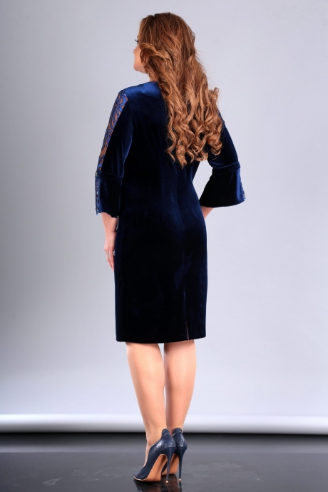 Вечернее платье Jurimex 2136 тёмно-синий размер 54-58 #4