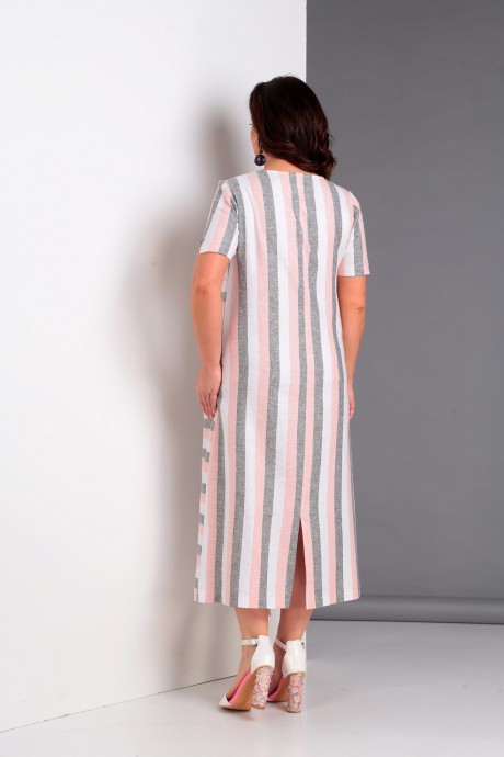 Платье Jurimex 2864 серый\белый размер 50-60 #4