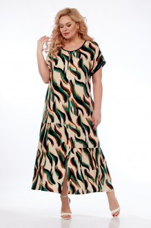 Платье Jurimex 2932 зеленый, черный, бежевый #1