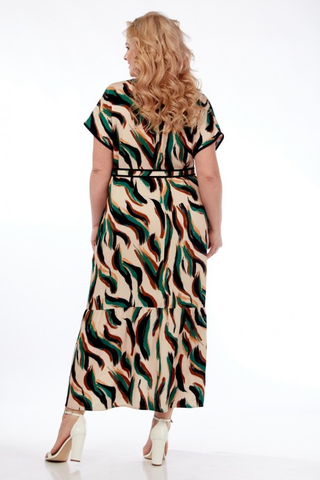 Платье Jurimex 2932 зеленый, черный, бежевый размер 54-60 #8