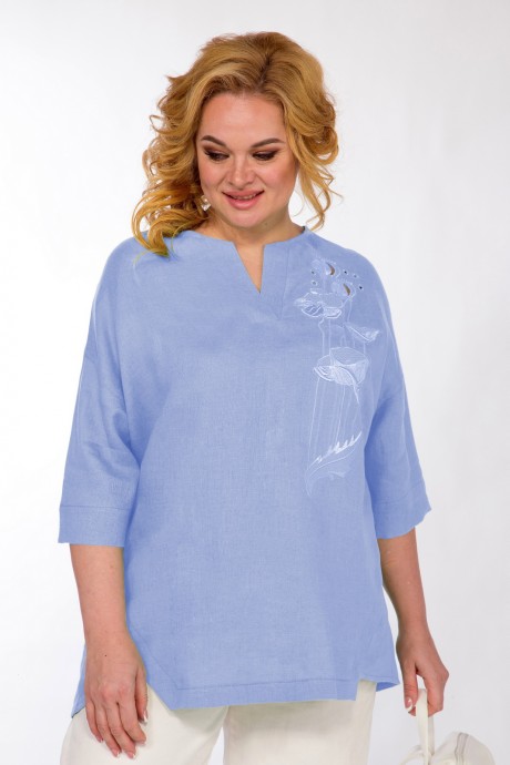 Блузка Jurimex 2912 голубой размер 54-60 #1