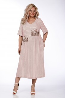 Платье Jurimex 2942 розовый, полоска #1